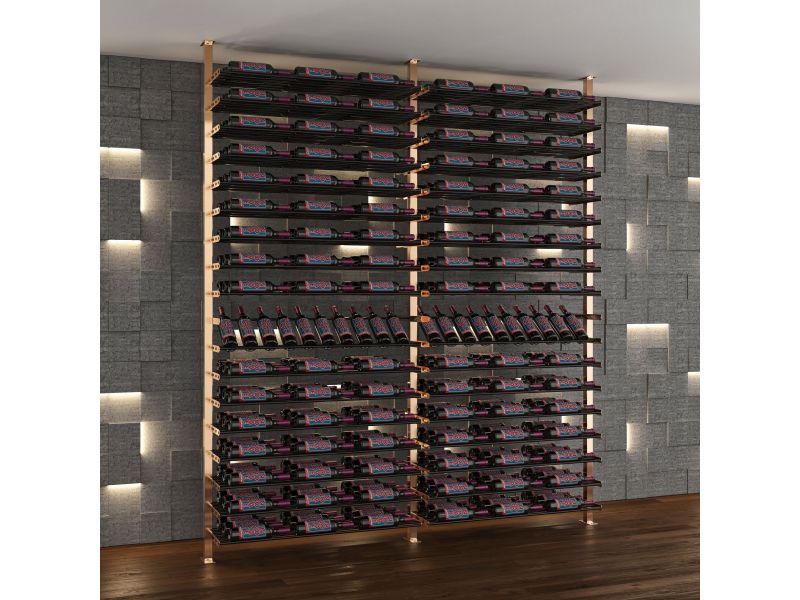 Low Profile Floating Wine Rack System